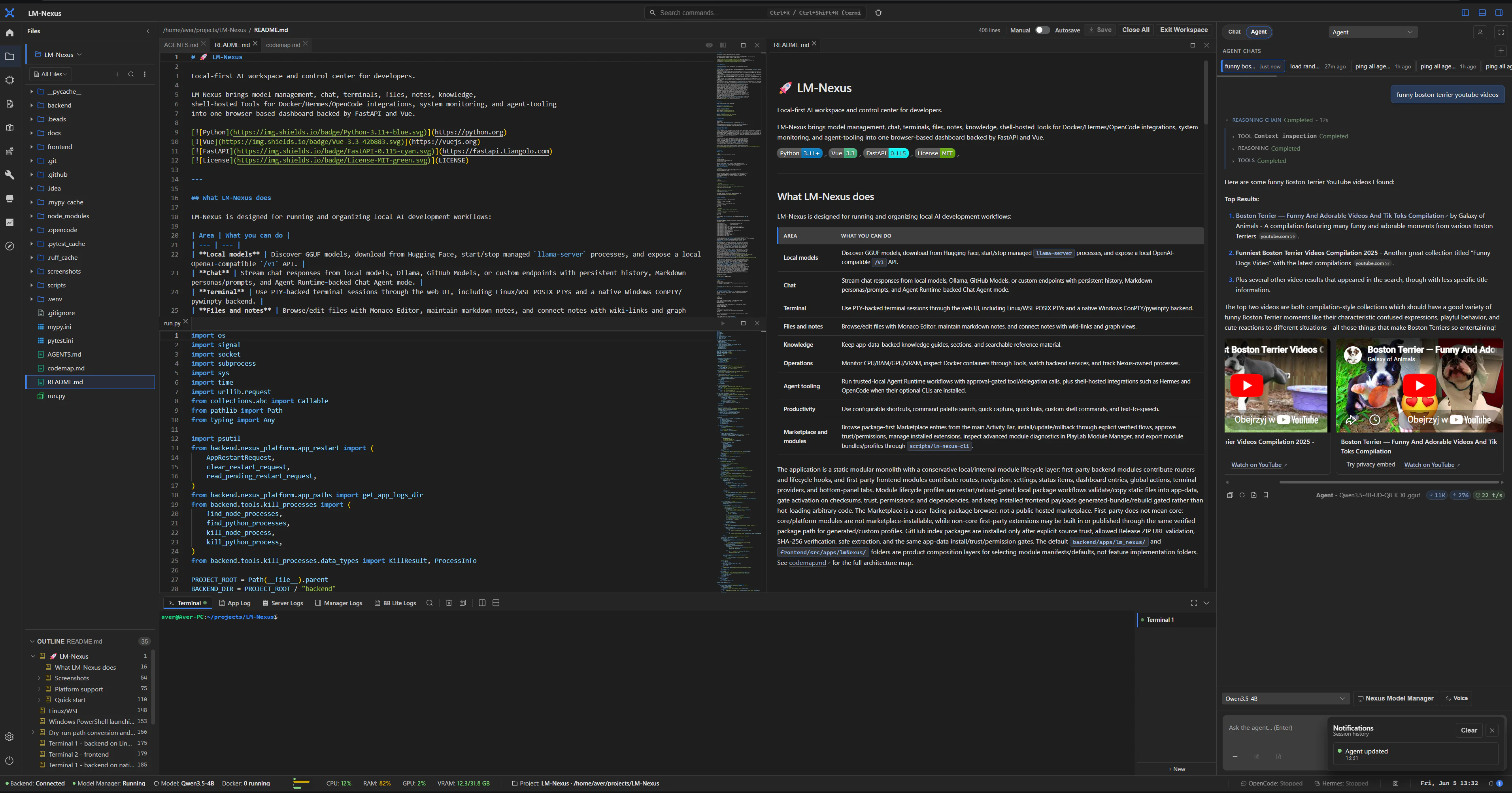 LM Nexus Files workspace.